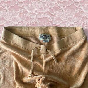 Juicy couture Tan/orange sweatpants with drawstring waist
